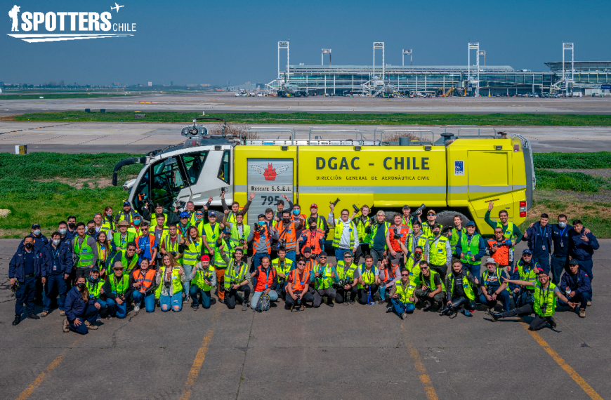 SPOTTERS CHILE Y DGAC REALIZAN SPOTTER DAY EN EL AEROPUERTO DE SANTIAGO