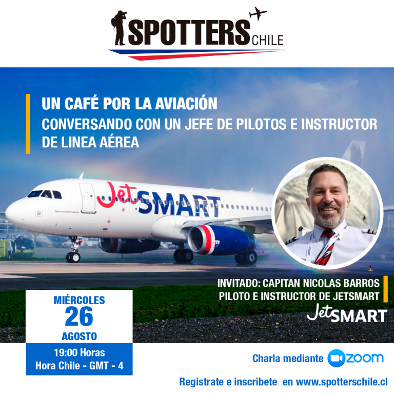 UN CAFÉ POR LA AVIACIÓN – CONVERSAMOS CON EL JEFE DE PILOTOS E INSTRUCTOR DE JETSMART, NICOLÁS BARROS.